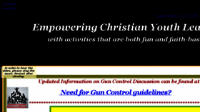 What Christianyouthgroup.org website looked like in 2018 (5 years ago)