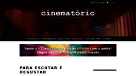 What Cinematorio.com.br website looked like in 2018 (5 years ago)