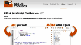 What Css-javascript-toolbox.com website looked like in 2018 (5 years ago)