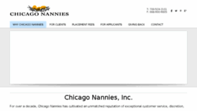 What Chicagonanniesinc.com website looked like in 2018 (5 years ago)