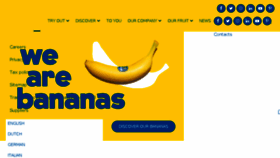 What Chiquitabananas.com website looked like in 2018 (5 years ago)
