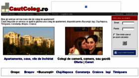 What Cautcoleg.ro website looked like in 2018 (6 years ago)