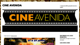 What Cineavenida.com website looked like in 2018 (5 years ago)