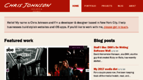 What Chrisltd.com website looked like in 2018 (5 years ago)
