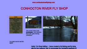 What Conhoctonriverflyshop.com website looked like in 2018 (5 years ago)