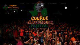 What Conroecajuncatfishfestival.com website looked like in 2018 (5 years ago)