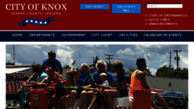 What Cityofknox.net website looked like in 2018 (5 years ago)