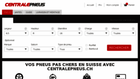 What Centralepneus.ch website looked like in 2018 (5 years ago)