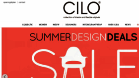 What Cilo.nl website looked like in 2018 (5 years ago)