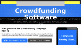 What Crowdfundingscript.com website looked like in 2018 (5 years ago)