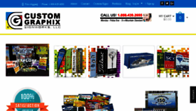 What Customgraphix.net website looked like in 2018 (5 years ago)