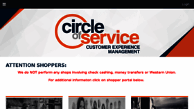 What Circle-of-service.com website looked like in 2018 (5 years ago)