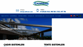 What Cadirsan.com website looked like in 2018 (5 years ago)