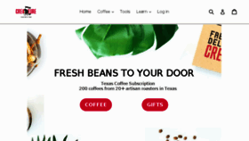 What Creaturecoffee.co website looked like in 2018 (5 years ago)