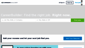What Careerbuilders.com website looked like in 2018 (5 years ago)