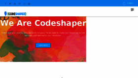 What Codeshaper.net website looked like in 2018 (5 years ago)
