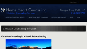 What Christiancounselingwithdrfrey.com website looked like in 2018 (5 years ago)