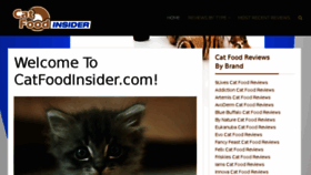What Catfoodinsider.com website looked like in 2018 (8 years ago)