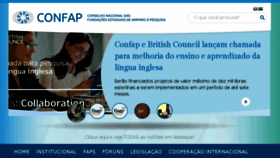 What Confap.org.br website looked like in 2018 (5 years ago)