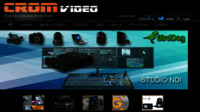 What Cromvideo.com website looked like in 2018 (5 years ago)