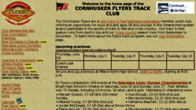 What Cornhuskerflyers.org website looked like in 2018 (7 years ago)