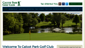 What Calcotpark.com website looked like in 2018 (5 years ago)