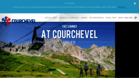 What Courchevel.com website looked like in 2018 (5 years ago)