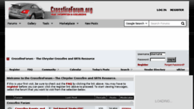 What Crossfireforum.org website looked like in 2018 (5 years ago)