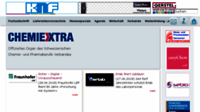 What Chemiextra.com website looked like in 2018 (5 years ago)
