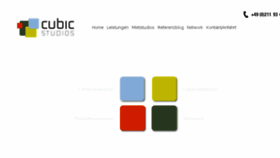 What Cubic-studios.de website looked like in 2018 (5 years ago)