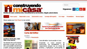 What Construyendomicasa.com website looked like in 2018 (5 years ago)
