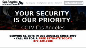 What Cctv-losangeles.com website looked like in 2018 (5 years ago)