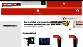 What Champion-direct.com website looked like in 2018 (6 years ago)