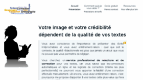 What Correction-orthographe-grammaire.com website looked like in 2018 (5 years ago)