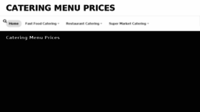 What Cateringmenuprices.com website looked like in 2018 (5 years ago)