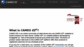 What Cameoez.com website looked like in 2018 (5 years ago)