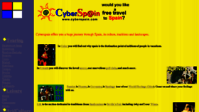 What Cyberspain.com website looked like in 2018 (5 years ago)