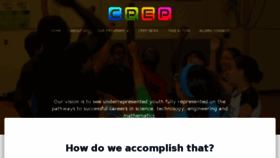 What Cpep.org website looked like in 2018 (5 years ago)