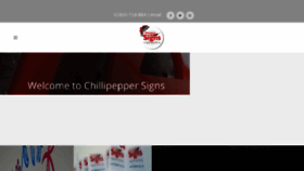 What Chillipepper-signs.co.uk website looked like in 2018 (5 years ago)