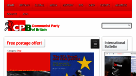 What Communist-party.org.uk website looked like in 2018 (5 years ago)