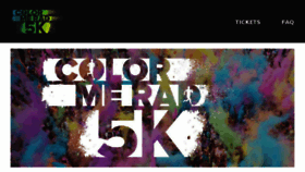 What Colormerad.com website looked like in 2018 (5 years ago)