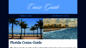 What Cruiseguidenetwork.com website looked like in 2018 (5 years ago)