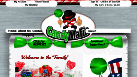 What Candymafia.com website looked like in 2018 (5 years ago)