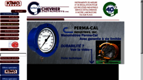 What Chevrierinstruments.com website looked like in 2018 (5 years ago)