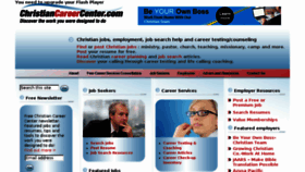 What Christiancareercenter.com website looked like in 2018 (5 years ago)