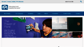 What Corporateportal.ppg.com website looked like in 2018 (5 years ago)