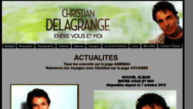 What Christiandelagrange.com website looked like in 2018 (5 years ago)