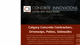 What Concreteinnovations.ca website looked like in 2018 (5 years ago)