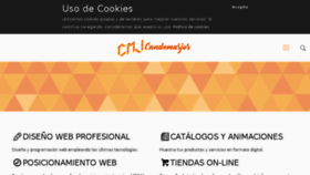 What Candemasjor.es website looked like in 2018 (5 years ago)