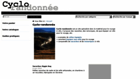 What Cyclo-randonnee.fr website looked like in 2018 (5 years ago)